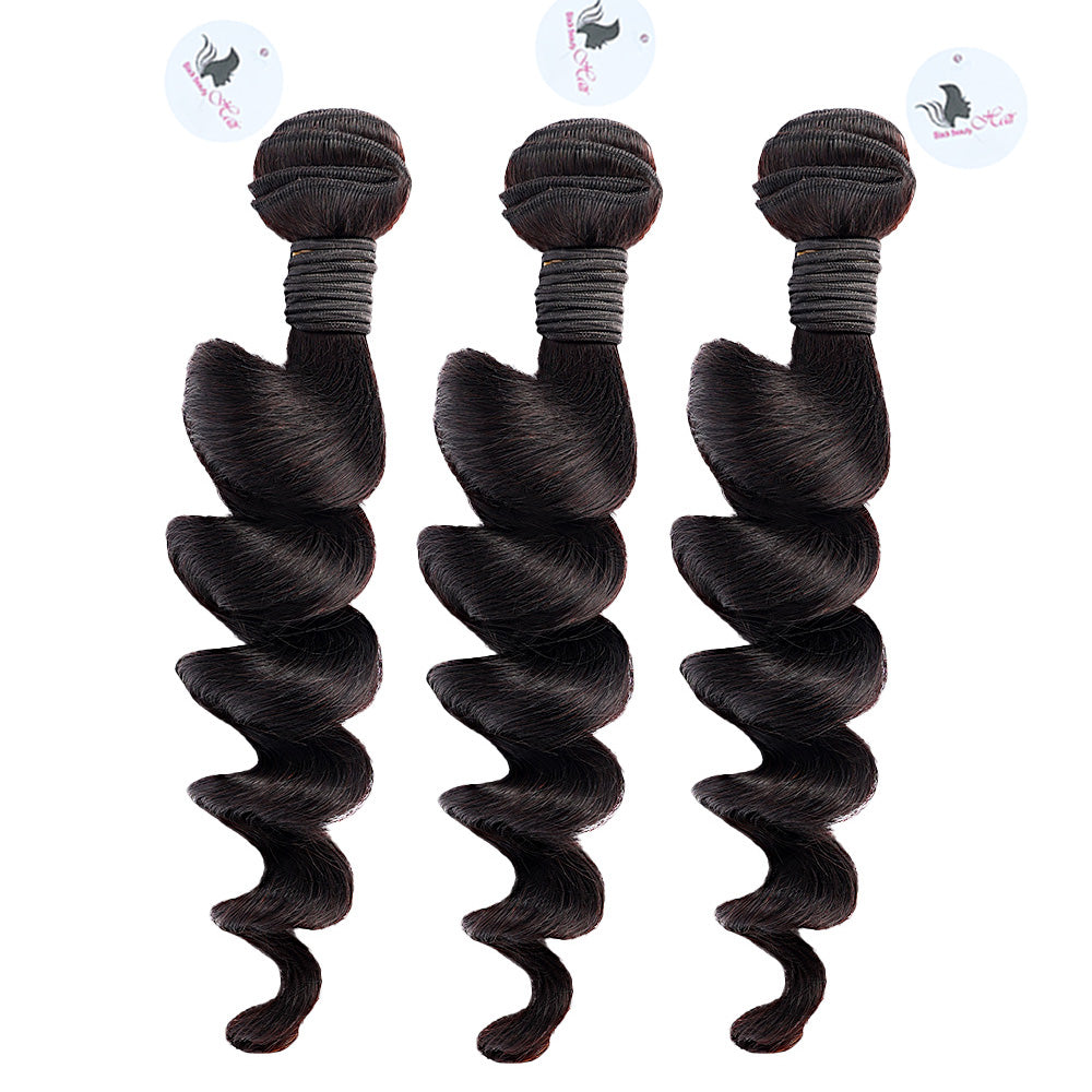 Black Beauty Hair Vietnam raw hair loose deep wave natural color bundle 3 bundle
