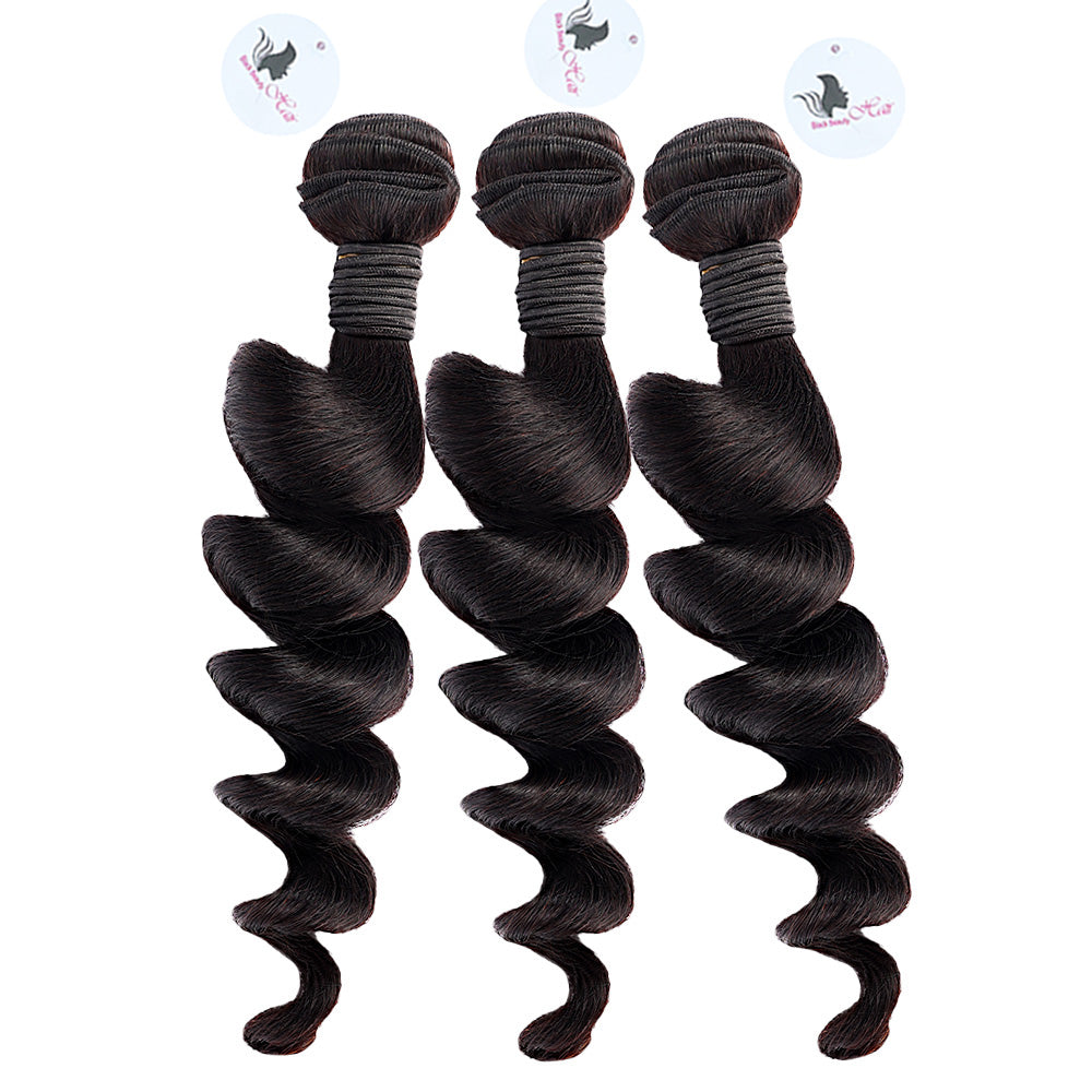 Black Beauty Hair Vietnam raw hair loose deep wave natural color bundle 3 bundle