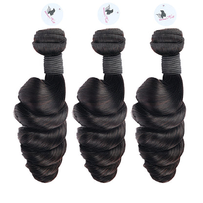 Black Beauty Hair Vietnam raw hair loose deep wave natural color bundle 3 bundle