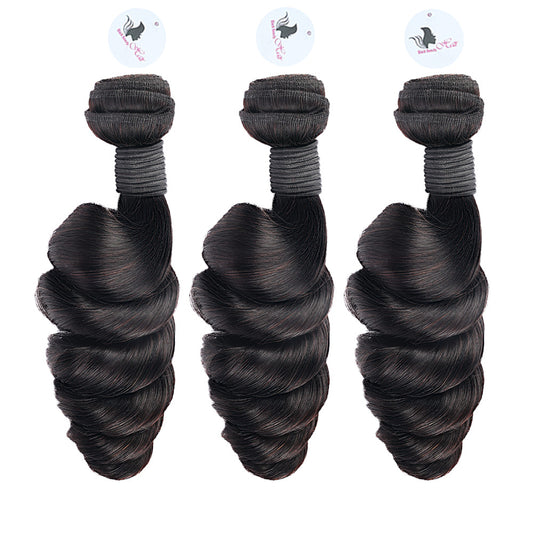 Black Beauty Hair Vietnam raw hair loose deep wave natural color bundle 3 bundle