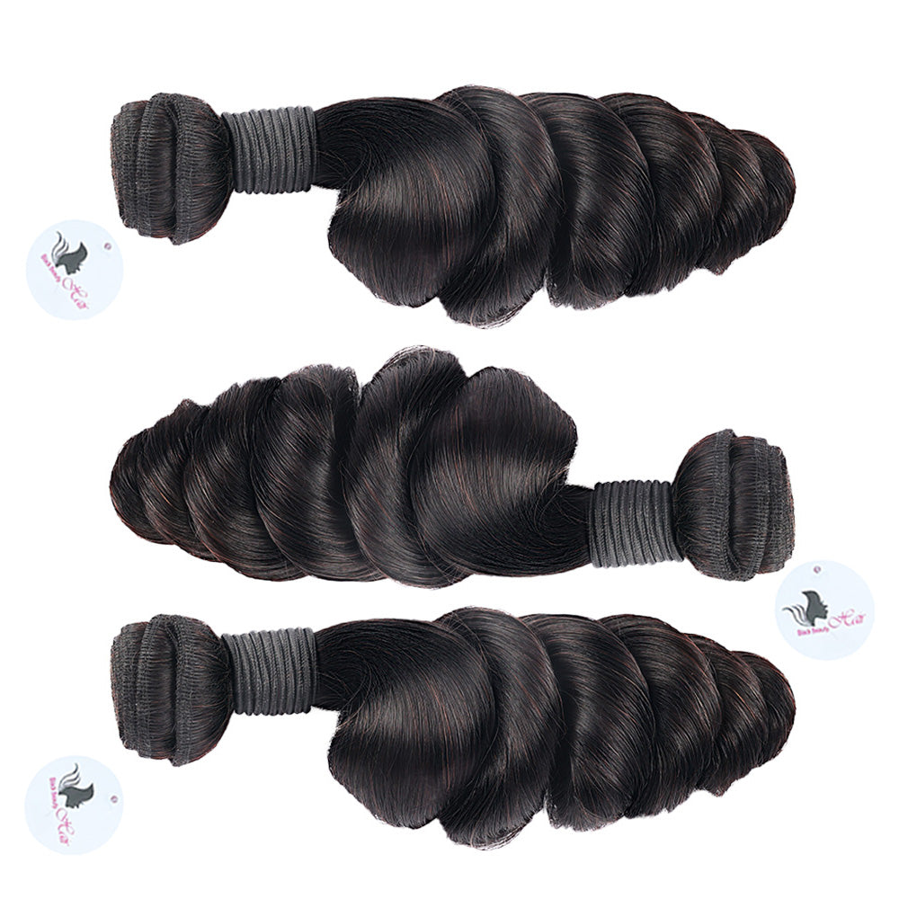 Black Beauty Hair Vietnam raw hair loose deep wave natural color bundle 3 bundle