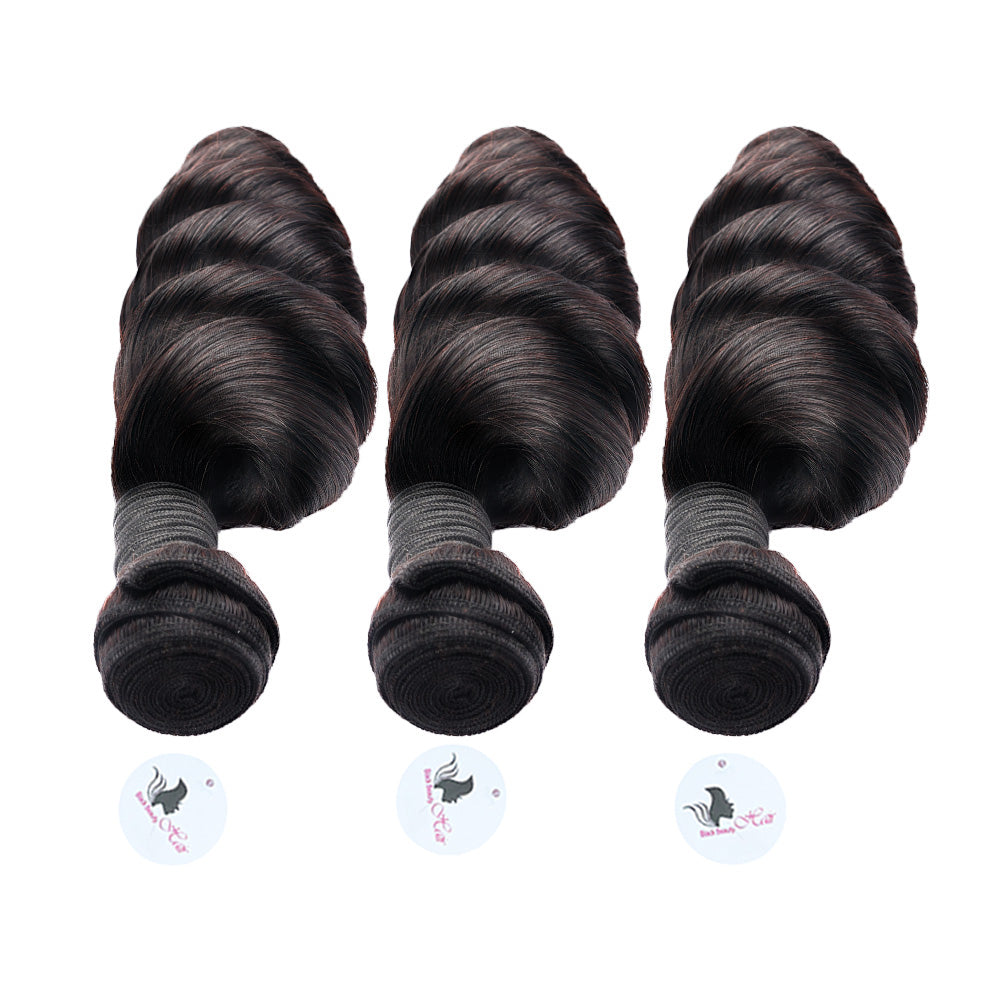 Black Beauty Hair Vietnam raw hair loose deep wave natural color bundle 3 bundle