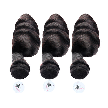 Black Beauty Hair Vietnam raw hair loose deep wave natural color bundle 3 bundle