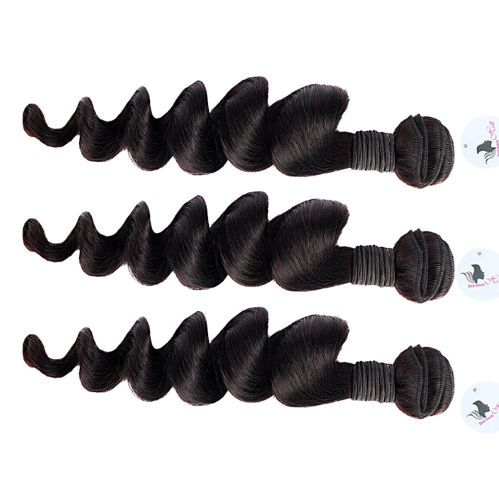 Black Beauty Hair Vietnam raw hair loose deep wave natural color bundle 3 bundle