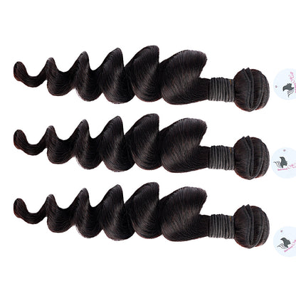 Black Beauty Hair Vietnam raw hair loose deep wave natural color bundle 3 bundle