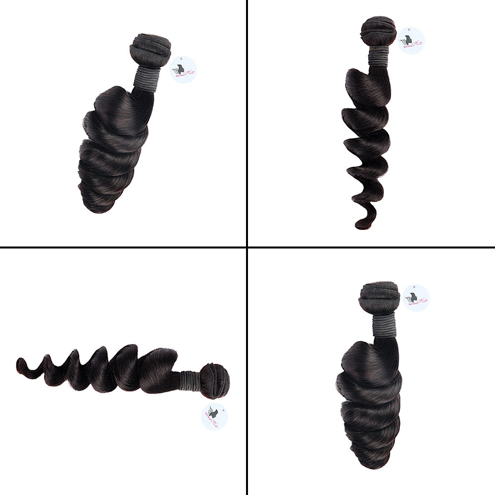 Black Beauty Hair Vietnam raw hair loose deep wave natural color bundle 1 bundle