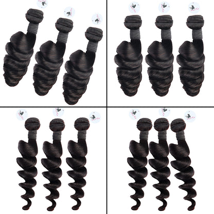 Black Beauty Hair Vietnam raw hair loose deep wave natural color bundle 3 bundle