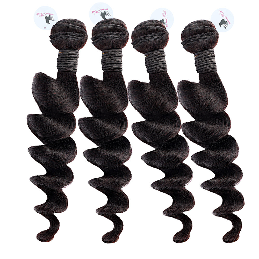 Black Beauty Hair Vietnam raw hair loose deep wave natural color bundle  4 bundle