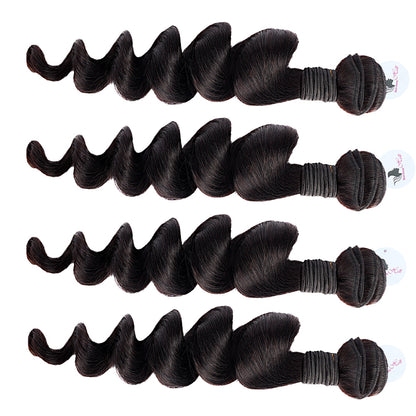 Black Beauty Hair Vietnam raw hair loose deep wave natural color bundle  4 bundle