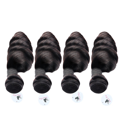 Black Beauty Hair Vietnam raw hair loose deep wave natural color bundle  4 bundle