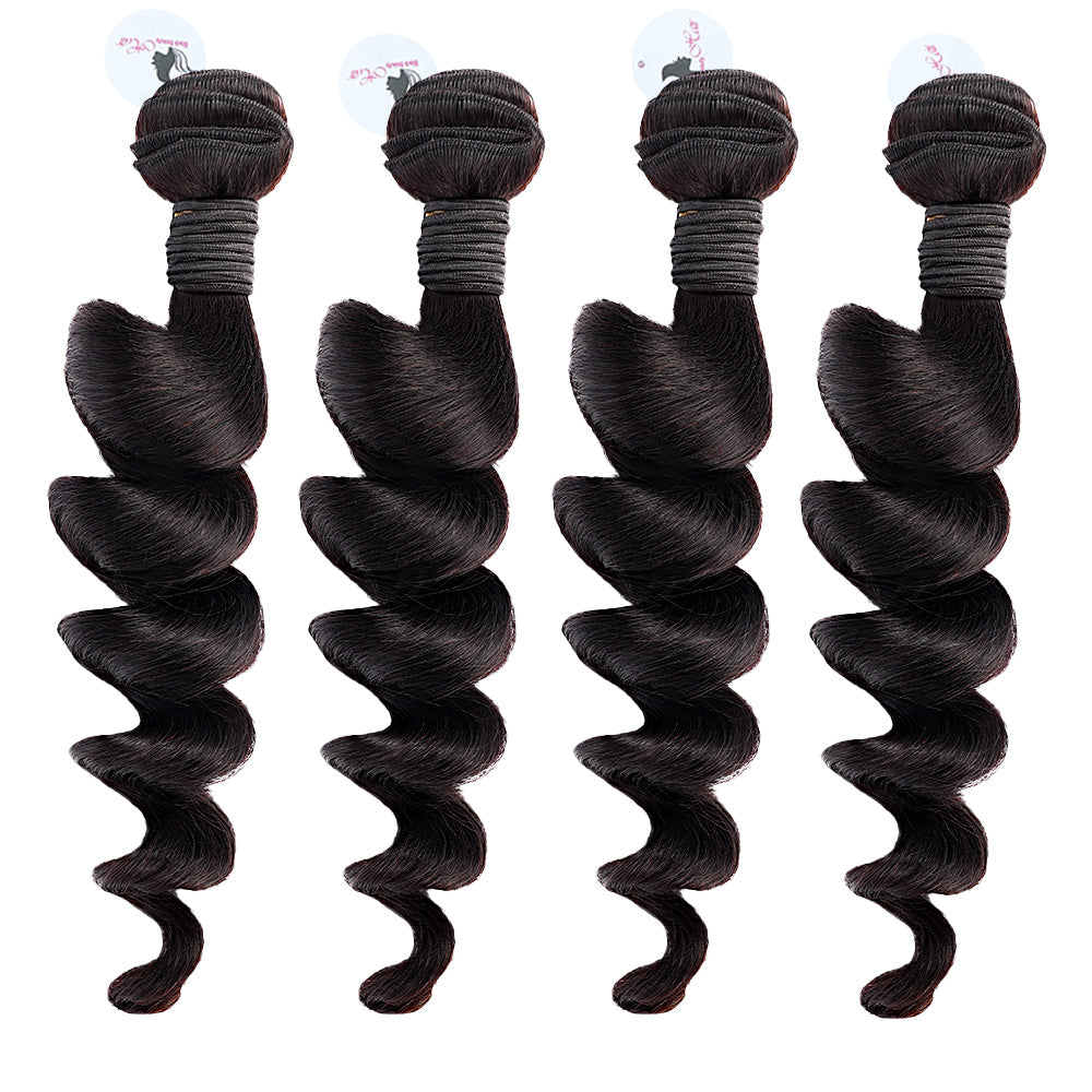 Black Beauty Hair Vietnam raw hair loose deep wave natural color bundle  4 bundle