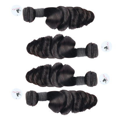 Black Beauty Hair Vietnam raw hair loose deep wave natural color bundle  4 bundle