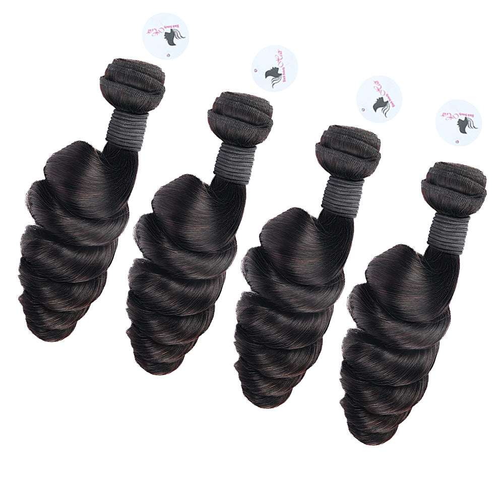 Black Beauty Hair Vietnam raw hair loose deep wave natural color bundle  4 bundle