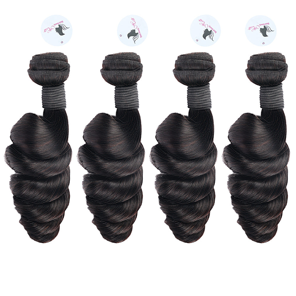Black Beauty Hair Vietnam raw hair loose deep wave natural color bundle  4 bundle